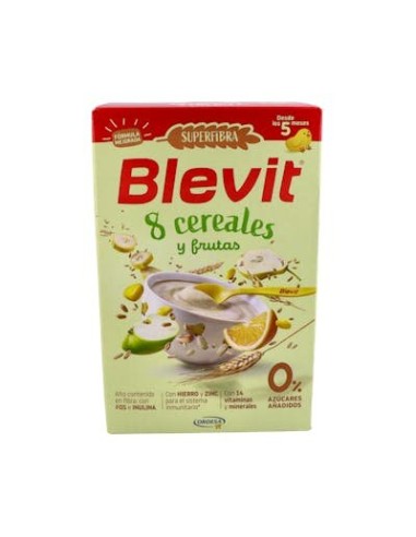 BLEVIT SUPER FIBRA 8 CEREAL FRUTAS 500GR