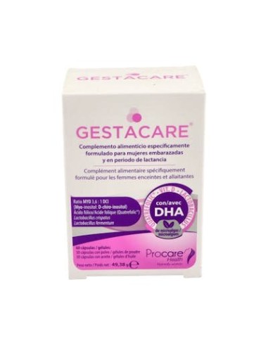 GESTACARE 60 CAPS