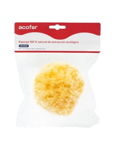 ACOFAR ESPONJA NATURAL 1 UNIDAD GRANDE