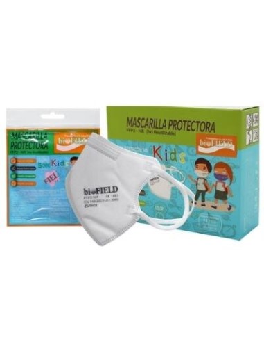 MASCARILLAS XS BIOFIELD FFP2 BLANCA 10U