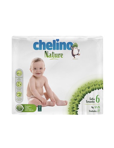 PAÑAL INFAN CHELINO NATURE T6 17-28K 27U