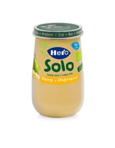 HERO BABY SOLO PERA Y PLATANO 190 G