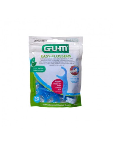 GUM EASY FLOSSERS 30 UDS