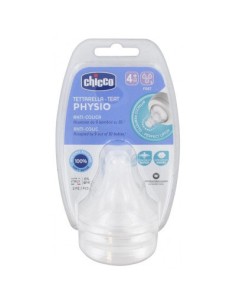TETINA PHYSIO 4M+ RAPIDO SILICONA 2 UDS
