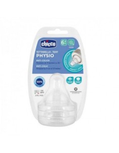 TETINA PHYSIO 6M+ PAPILLA SIL 2UD