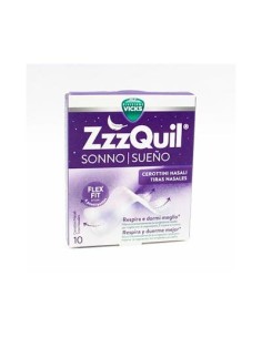 ZZZQUIL SUEÑO TIRAS NASALES 10 UDS