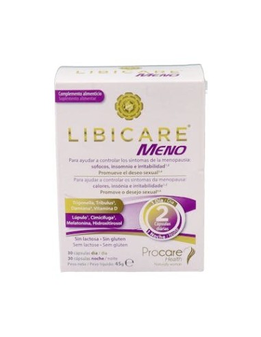 LIBICARE MENO 30 CAP DIA + 30 CAP NOCHE