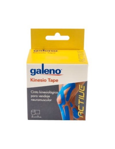GALENO KINESIO TAPE AZUL 5 M X 5 CM