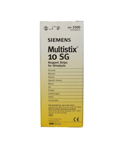 MULTISTIX 10 S.G. 100 TIRAS REF. 2300 A
