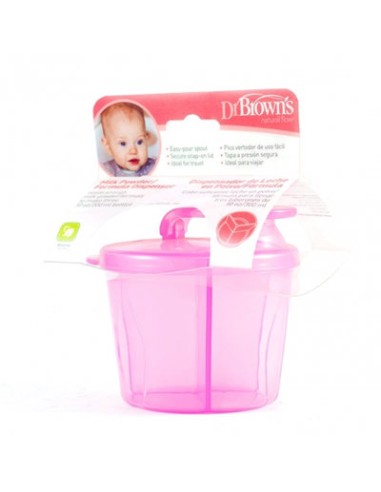 DR BROWN´S DISPENSADOR LECHE POLVO ROSA