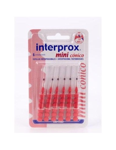 CEPILLO DENTAL INTERPROX MINI CONICO 6U