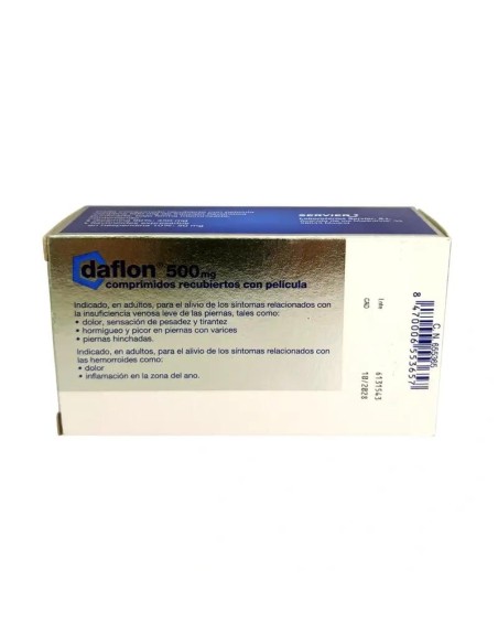 Daflon 500 mg 60 Comprimidos