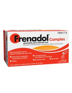 FRENADOL® Complex Antigripal, Vía Oral, 10 Sobres 2