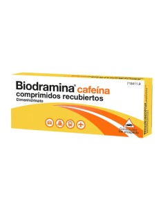 Biodramina Cafeína 12 comprimidos Recubiertos 2