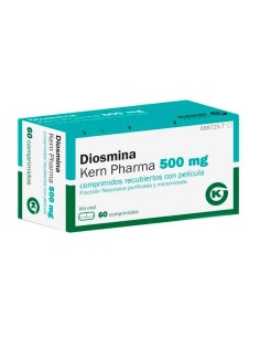 Diosmina Kern Pharma 500 mg, 60 Comprimidos Recubiertos