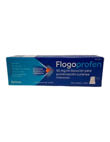 Flogoprofen Pulverizador 50 mg/ml Solución Cutánea 100 ml