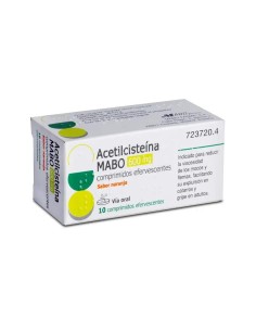 Acetilcisteina Mabo 600 mg Sabor Naranja, 20 comprimidos Efervescentes