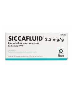 Siccafluid 2,5 mg/g Gel Oftálmico 30 Monodosis 2