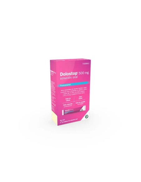 Dolostop 500 mg Solucion Oral 10 Sobres x 10 ml