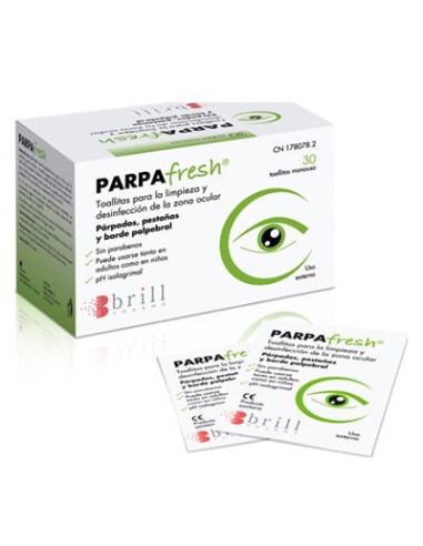 PARPAFRESH 30 TOALLITAS LIMP PARPADOS
