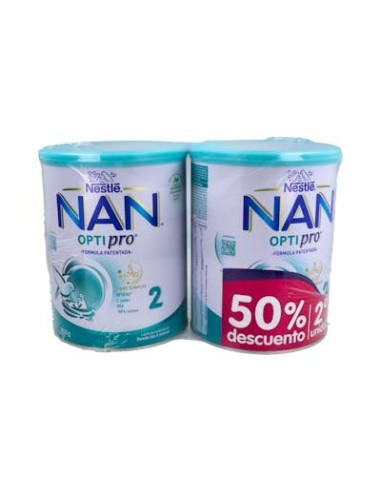 NAN 2 DUPLO 2X800GR (2ª UD AL 50%)