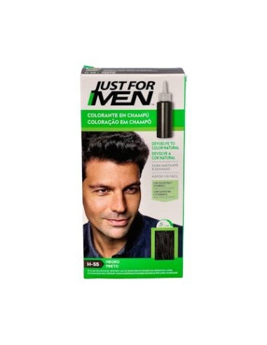 JUST FOR MEN ANTICANAS NEGRO P404