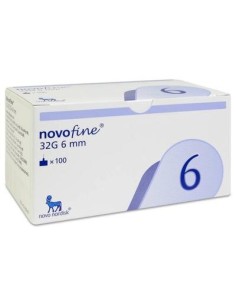 NOVOFINE 32G (0,23/0,25x6MM) 100 AGUJAS