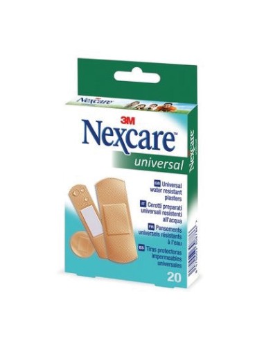 NEXCARE UNIVERSAL 3M 20 TIRAS