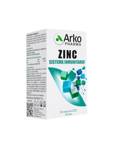 ARKOCAPSULAS ZINC 50 CAPS