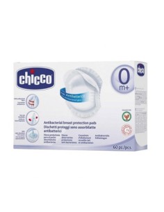 DISCOS CHICCO LACTANCIA ANTIBACT 60 UD