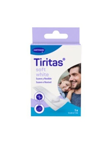 TIRITAS SENSITIVE ELASTIC 6CMX1M 1 ROLLO
