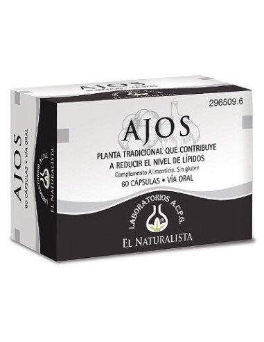 EL NATURALISTA AJOS 60 CAPSULAS