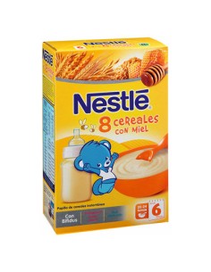 NESTLE 8 CEREALES MIEL 475 G.