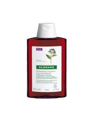 KLORANE CHAMPU QUININA COMP.VIT.B 200 ML