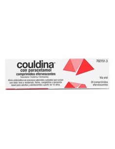 Couldina con Paracetamol 20 comprimidos Efervescentes 2