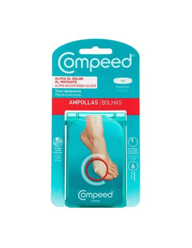 Compeed Apósitos Ampollas Pequeñas 6 unidades