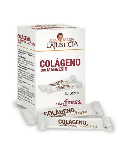 COLAGENO CON MAGNESIO FRESA 20 STICKS 5G