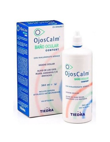 OJOSCALM BAÑO OCULAR ESTERIL 360 ML
