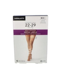 MEDIA LARGA FARMALASTIC NEGRA REINA