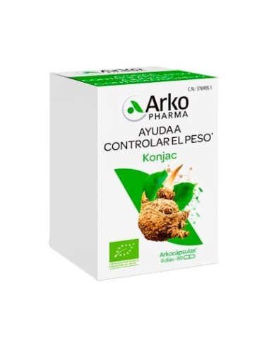 GLUCOMANANO ARKOPHARMA 80 CAPSULAS