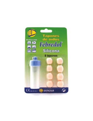 TAPONES OIDO FEBREDOL SILICONA 8UND