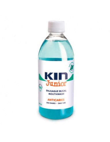 KIN JUNIOR ENJUAGE MENTA SUAVE 500ML