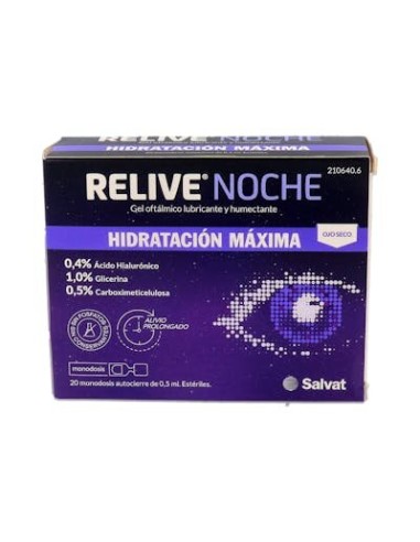 RELIVE NOCHE 20 VIALES MONODOSIS