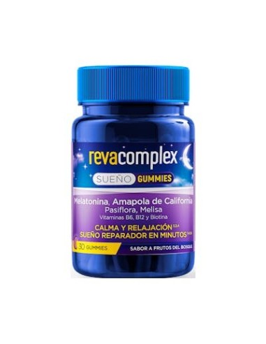 REVACOMPLEX SUEÑO GUMS 1,95MG 30U FRUT B