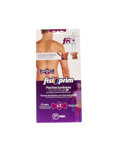 FISIOPRIM FIR PARCHES LUMBARES 3 UDS