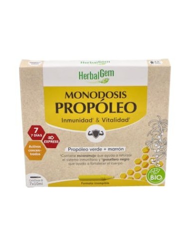 HERBALGEM PROPOLEO MONOD BIO 7X10 ML