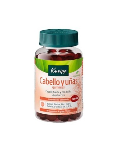 KNEIPP CABELLO Y UÑAS 60 GUMMIES FRESA