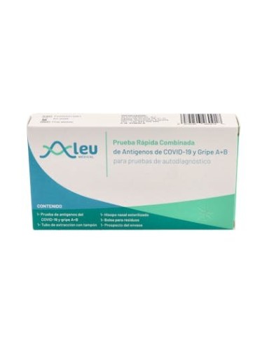 TEST NASAL ANT ALEU COVID Y GRIPE A B 1U
