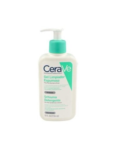 CERAVE GEL LIMPIADOR ESPUMOSO 236ML