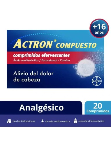 Actron Compuesto 20 Comprimidos Efervescentes
